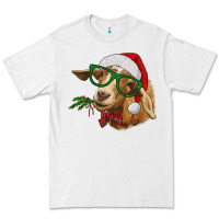 White christmas goat Premium Tee - RanaPortraitStore