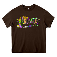 Chocolate Brown mardi gras pharmacist Heavy Core Tee - CowGirlArtShop
