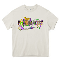 Cream mardi gras pharmacist Heavy Core Tee - CowGirlArtShop