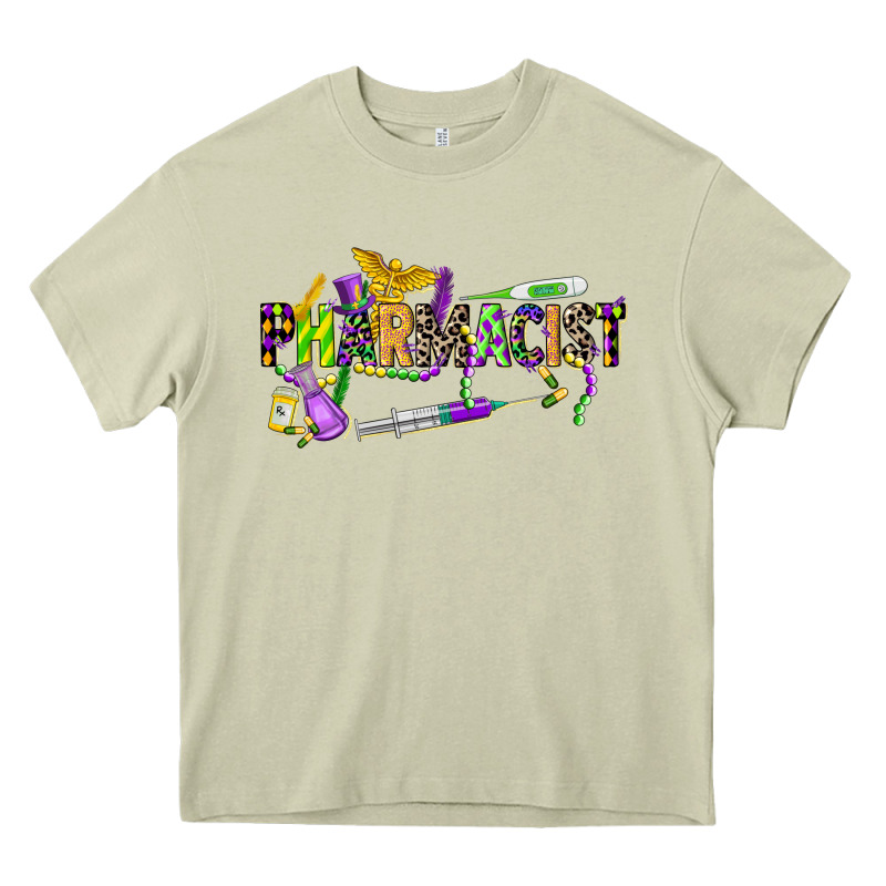 Mardi Gras Pharmacist Heavy Core Tee by CowGirlArtShop | Teevron