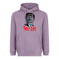 Lavender they live Heavyweight Hoodie - DesigneFamous