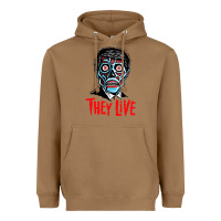 Toasted Coconut they live Heavyweight Hoodie - DesigneFamous
