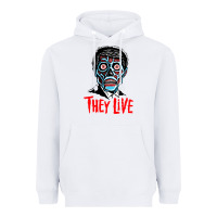 White they live Heavyweight Hoodie - DesigneFamous