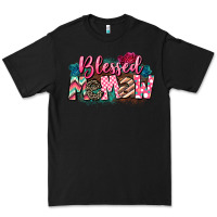 Black Blessed memaw Mother's Day Premium Tee - CowGirlArtShop
