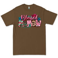 Cacao Blessed memaw Mother's Day Premium Tee - CowGirlArtShop