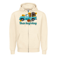 Sandshell thanksgiving truck turkey Zipper Hoodie - AdoDesignShop
