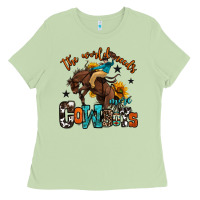 Matcha the world needs more cowboys Ladies Tee - OliviaCreatesArt