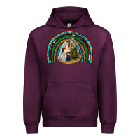 Mauve Wine holy family rainbow Urban Hoodie - RanaPortraitStore