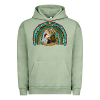 Pigment Oil Green holy family rainbow Urban Hoodie - RanaPortraitStore