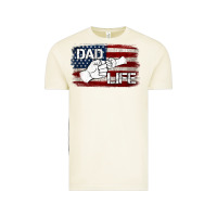 Vintage Arctic Dad Life with American Flag Vintage Tee - Jasminsmagicworld