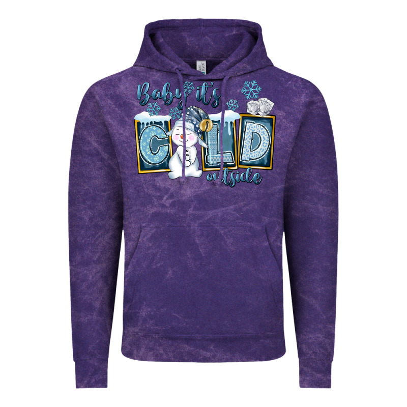 Baby It's Cold Outside Vintage Hoodie by FaDigitalArtStudio | Teevron