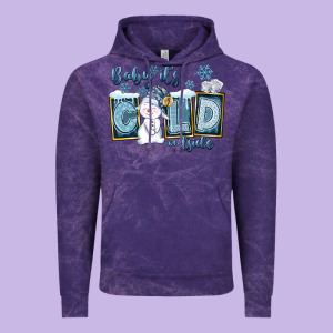 Baby It's Cold Outside Vintage Hoodie Designed By Fadigitalartstudio