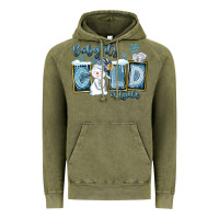 Vintage Olive Baby It's Cold Outside Vintage Hoodie - FaDigitalArtStudio