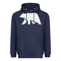 Navy bear Heavyweight Hoodie - DesigneFamous