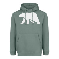 Sage bear Heavyweight Hoodie - DesigneFamous