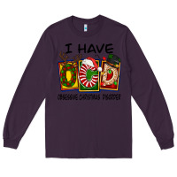 Plum I Have Obsessive Christmas Disorder Long Sleeve Tee - FaDigitalArtStudio