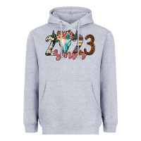 Heather Grey 2023 senior bull skull Heavyweight Hoodie - JahusDesignShop
