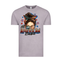 Vintage Zinc american babe messy bun Vintage Tee - FaDigitalArtStudio