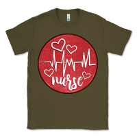 Army Green nurse coaster Classic Tee - CowGirlArtShop