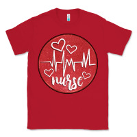 Red nurse coaster Classic Tee - CowGirlArtShop
