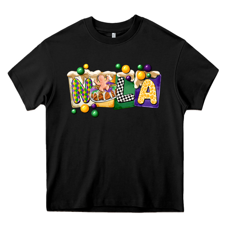 Nola Cake Mardi Gras Heavy Core Tee by CowGirlArtShop | Teevron