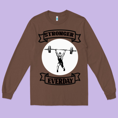 Stronger Everday Long Sleeve Tee Designed By Bettercallsaul