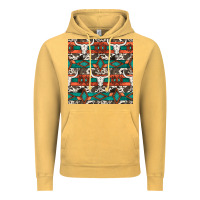 Vintage Mustard native american aztec seamless pattern 3 Vintage Hoodie - BundleAndBundleShop