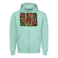 Seafoam game day christmas Zipper Hoodie - AdoDesignShop