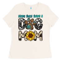 Bone kinda busy being a dog mom Ladies Tee - OliviaCreatesArt