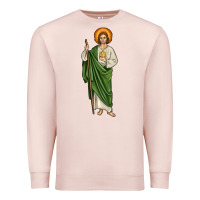 Pale Pink san judas Premium Sweatshirt - JahusDesignShop