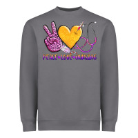 Storm peace love nursing Heavyweight Sweatshirt - AdoDesignShop