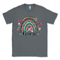 Charcoal Heather nurse rainbow Classic Tee - CowGirlArtShop