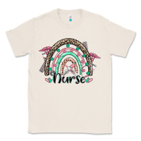 Natural nurse rainbow Classic Tee - CowGirlArtShop