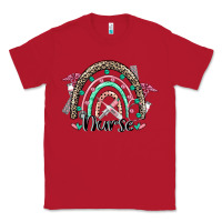 Red nurse rainbow Classic Tee - CowGirlArtShop