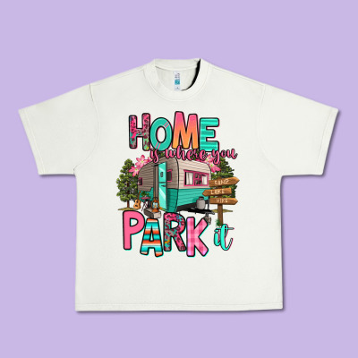 Home Is Where We Park It Urban Heavy Tee Designed By Ranaportraitstore