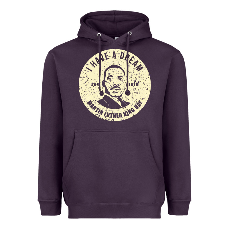 Martin Luther Day Vintage Heavyweight Hoodie by DesigneFamous | Teevron