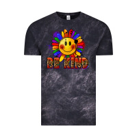 Cloud Black Be kind pride Vintage Tee - FaDigitalArtStudio