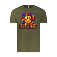 Vintage Olive Be kind pride Vintage Tee - FaDigitalArtStudio