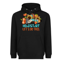 Black headstart let's do this Heavyweight Hoodie - JahusDesignShop