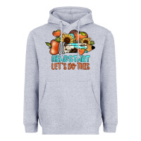 Heather Grey headstart let's do this Heavyweight Hoodie - JahusDesignShop