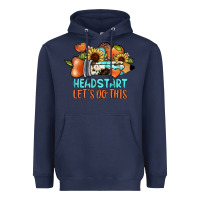 Navy headstart let's do this Heavyweight Hoodie - JahusDesignShop