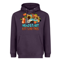 Plum headstart let's do this Heavyweight Hoodie - JahusDesignShop