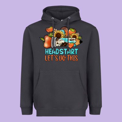 Headstart Let's Do This Heavyweight Hoodie Designed By Jahusdesignshop