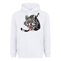 White chicago wolves Heavyweight Hoodie - DesigneFamous