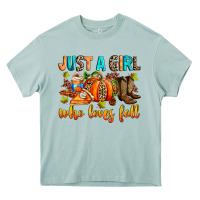 Arona Just a girl who loves Fall Heavy Core Tee - RanaPortraitStore