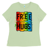 Matcha free hugs Ladies Tee - OliviaCreatesArt