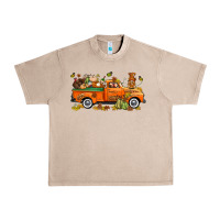 French Oak thanksgiving truck with gnome bbs Urban Heavy Tee - BundleAndBundleShop