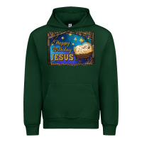 Forest Green happy birthday jesus Urban Hoodie - RanaPortraitStore