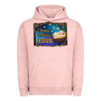 Pigment Salmon happy birthday jesus Urban Hoodie - RanaPortraitStore