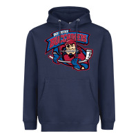 Navy us, buccaneers, des moines art Heavyweight Hoodie - DesigneFamous